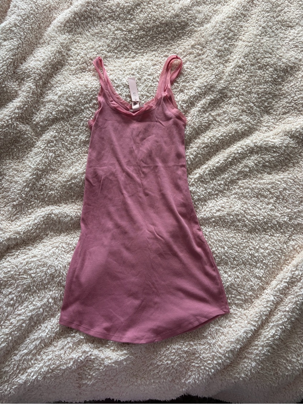 NWT Victorias Secret Ribbed Pink Hue Sleepshirt Nightgown Size Medium